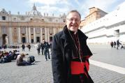 THE FRIENDLY CARDINAL. German Cardinal Walter Kasper in St. Peters Square last year.