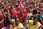 India on strike.