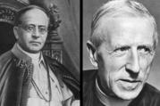 Pope Pius XI and Pierre Teilhard de Chardin, S.J. (Images: Wikimedia Commons/Composite: America)