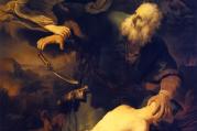 The Sacrifice of Isaac by Rembrandt 1635