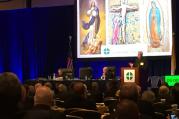 Archbishop Kurtz addresses the U.S. bishops.