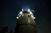 A long exposure at the Vatican Advanced Technology Telescope in southeastern Arizona in 2014. Photo courtesy of the Vatican Observatory