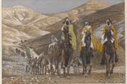 James Tissot (1836-1902)- The Magi Journeying (Les rois mages en voyage) - Brooklyn Museum. Courtesy of Wikimedia.