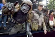 Characters from "Rogue One: A Star Wars Story" appear at the film's world premiere at the Pantages Theatre on Dec. 10 in Los Angeles. (Photo by Jordan Strauss/Invision/AP)
