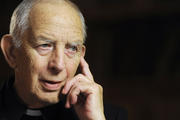 Redemptorist Father Alec Reid in 2010 (CNS photo/courtesy The Irish Catholic) 