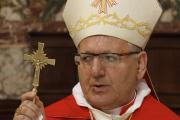 Archbishop Louis Sako of Baghdad, patriarch of the Chaldean Catholic Church, spoke Dec. 14 in Rome about the status of Christians in the Middle East. (CNS photo/Paul Haring) 