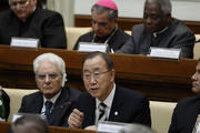 U.N. Secretary-General Ban Ki-moon addresses Vatican summit on climate change.