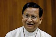 Cardinal Charles Bo of Yangon, Myanmar, pictured in an early January photo, has become increasingly outspoken as the Nov. 8 election approaches and has urged the nation to embrace religious diversity. (CNS photo/Lynn Bo Bo, EPA) 