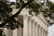 The U.S. Supreme Court is seen in Washington Sept. 28. In the first week of its new term, the court heard oral arguments Oct. 5 in a case questioning whether racial bias might have played a role in a 1995 death penalty sentence. (CNS photo/Tyler Orsburn)