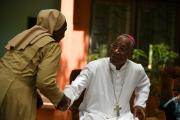 Archbishop Jean Zerbo of Bamako, Mali, is among five new cardinals to be created by Pope Francis at a June 28 Vatican consistory. (CNS photo/Nicolas Remene, EPA) 