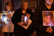 Supporters of the Survivors Network of those Abused by Priests (SNAP) outside the assembly of the United States Conference of Catholic Bishops in Baltimore on Nov. 12, 2018. (CNS photo/Kevin J. Parks, Catholic Review) 