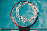 A basketball net photographed from below.