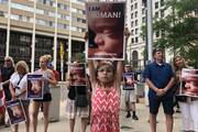 Marie Keating of St. John Neumann in Eagan, Minn., holds a pro-life sign at a June 24, 2022, rally in downtown St. Paul. 9CNS photo/Dave Hrbacek, The Catholic Spirit)