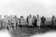 men in military uniform on the no mans land in world war 1