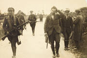 A prisoner under escort at the South Western Front during the Irish Civil War: July 22, 1922. Courtesy of National Library of Ireland Ref.: HOG106.