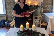 Solemniser Neasa Ní Argadain officiates a wedding through OneSpirit Ireland. (Photo courtesy of Neasa Ní Argadáin)