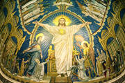 The Mosaic of the Sacré-Cœur in Montmartre, located in the Basilica of the Sacred Heart in Paris (iStock)