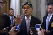 Treasury Secretary Jacob Lew talks with reporters on Capitol Hill in Washington, Tuesday, June 21, 2016. Lew was talking about the Puerto Rican debt crisis. (AP Photo/Alex Brandon)