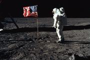 Astronaut Buzz Aldrin, man on the moon, July 21, 1069. Photo courtesy of NASA.