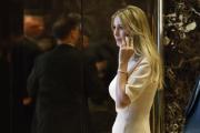 Ivanka Trump, daughter of President-elect Donald Trump, arrives at Trump Tower in New York. Nordstrom shares sunk after President Trump tweeted that the department store chain had treated his daughter “so unfairly” when it announced last week that it would stop selling Ivanka Trump’s clothing and accessory line. (AP Photo/ Evan Vucci, File)