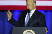 President Donald Trump speaks in Indianapolis on Sept. 27. Trump called the current tax system a "relic" and a "colossal barrier" that's standing in the way of the nation's economic comeback. (AP Photo/Michael Conroy)