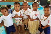Wapichan school children in Guyana. Photos courtesy of Leah Casimero