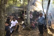 Escaping paramilitaries, Tzotzil Mayans in Chiapas have been scattered in small camps in the area surrounding the town of Chalchihuitán. Photo by Jan-Albert Hootsen.