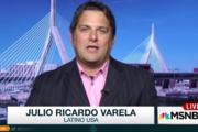 Julio Ricardo Varela, from a 2015 appearance on MSNBC (screenshot from Latino USA)