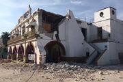 The Jojutla Municipal Palace, in Morelos State, was heavily damaged by last week’s earthquake in Mexico. (AP Photo/Carlos Rodriguez)