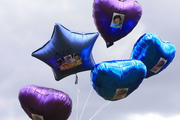 Supporters released balloons upon Alfie Evans’s death on April 28. (AP photo)