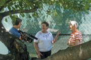 "Band of Sisters" behind the scenes: Mary Fishman with JoAnn Persch, R.S.M., and Pat Murphy, R.S.M.