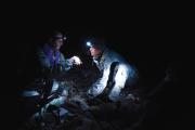 ON THE FRONT LINES. The Rev. Carl Subler, a U.S. Army chaplain, distributes Communion in Zabul Province, Afghanistan, in 2009. 