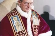 Pope Paul VI at the Vatican. 