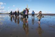 In His Footsteps: A pilgrimage to Holy Island in northern England.