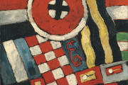 "Berlin Abstraction," by Marsden Hartley (1914-1915)