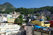 About 70,000 people live in Rocinha, making it the most populous favela in Rio de Janeiro. iStockphoto