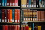 Bibles on a shelf