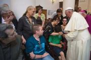 CORPORAL WORKER. Pope Francis in Campobasso, Italy, on July 5.