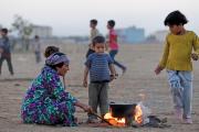 ￼HOME FIRE. A Kurdish refugee woman from the Syrian town of Kobani.