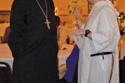 The Rev. Miron Kerul-Kmec and the author at St. Nicholas Byzantine Catholic Church in Barberton, Ohio.