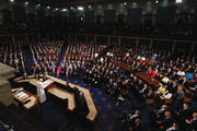 MAKING HISTORY. Pope Francis addresses a joint session of Congress in the House chamber in Washington on Sept. 24.