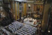 Francis Comes to Gesù: The pope celebrates Mass in thanksgiving for the recent canonization of St. Peter Faber, S.J.