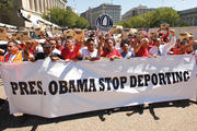 REFORM INTERRUPTED. Protesters in front of the White House on Aug. 28. 