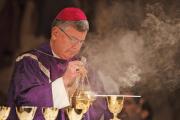 MORE BAD NEWS IN ST. PAUL/MINNEAPOLIS. The archdiocese declared bankruptcy in January and now faces criminal charges. Archbishop John Neinstedt is pictured here celebrating Mass in Rome in 2012.