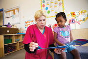 UNKINDEST CUTS. Budget proposals out of Congress have proposed reductions in spending on social services like this Baltimore Catholic Charities Head Start program in Edgewood, Md.