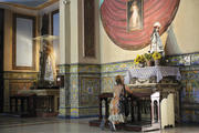 ￼RESTORATION? At prayer in Havana on April 22. The Vatican has announced that Pope Francis will visit Cuba in September.