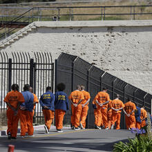 Inmates at San Quentin State Prison in San Quentin, Calif., on Aug. 16, 2016. (AP Photo/Eric Risberg, File) Inmates at San Quentin State Prison in San Quentin, Calif., on Aug. 16, 2016. (AP Photo/Eric Risberg, File)