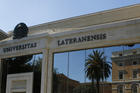 Entrance of Pontificial Lateran University (CNS Photo/Paul Haring)