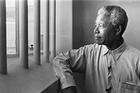 Nelson Mandela (1918-2013), a free man who inhabited a prison cell