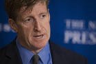 Former U.S. Rep. Patrick Kennedy, D-Rhode Island, discusses what he says are inequities in health care for people with mental illnesses Nov. 5 in Washington. (CNS photo/Tyler Orsburn)